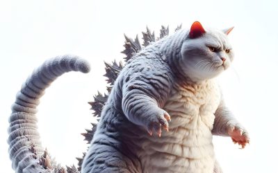 Meet KAZZILLA, a Feisty Fat Cat of Great Destruction! Ready to Invade and Destroy Hearts of Cat Slaves!