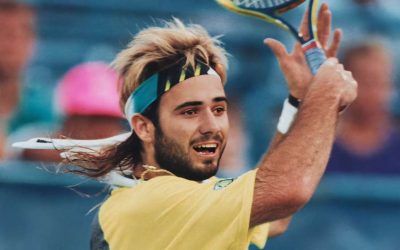 During the 1980s, Andre Agassi Possessed One of The Most Impressive Mullets » Design You Trust — Design Daily Since 2007