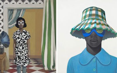 Ronald Jackson’s Masked Portraits of Imaginary Characters Stoke Curiosity About Their Stories — Colossal