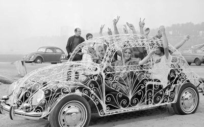 Amazng Photos of The Wrought-Iron Beetle, aka the Wedding Car » Design You Trust — Design Daily Since 2007