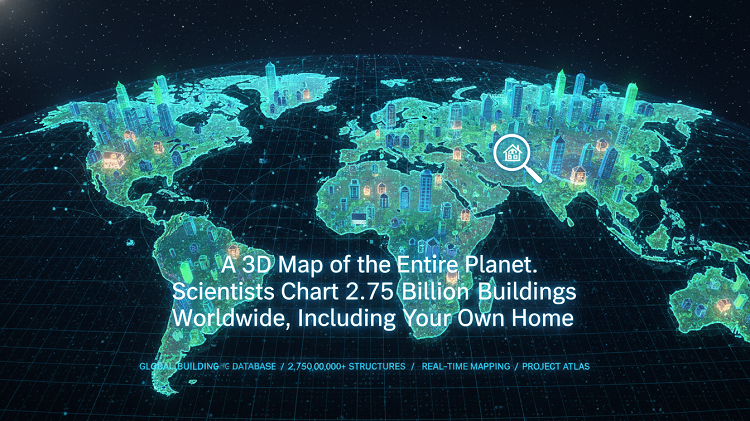 Scientists Create First 3D Map of Every Building on Earth Mapping 2.75 Billion Structures
