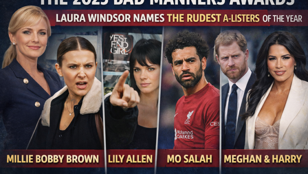 The 2025 Bad Manners Awards Naming the Celebrities Who Forgot Their Etiquette