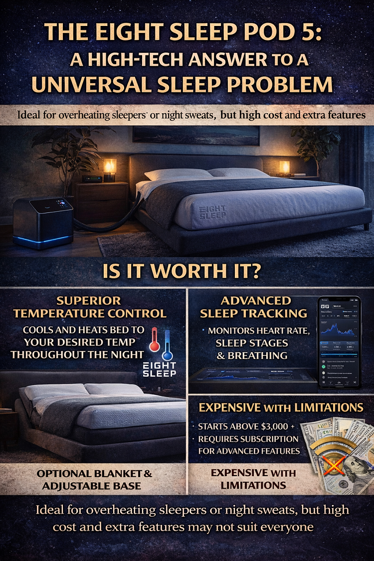 The Eight Sleep Pod 5 A High-Tech Answer to a Universal Sleep Problem