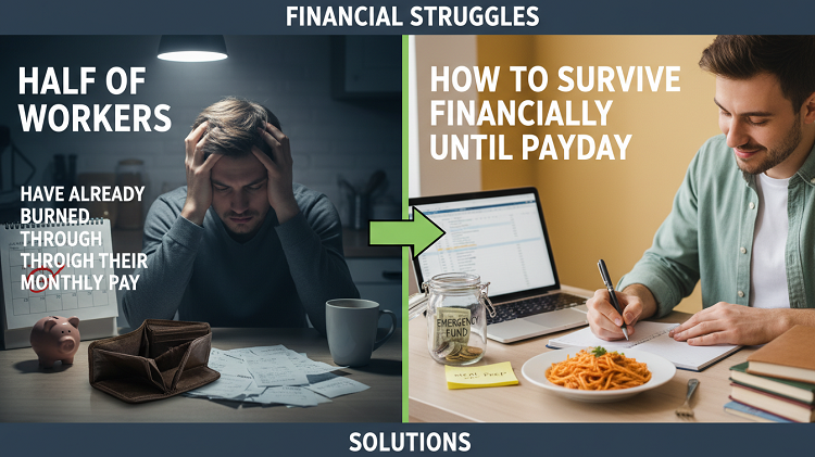 Half of Workers Have Already Burned Through Their Monthly Pay How to Survive Financially Until Payday